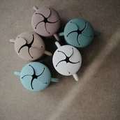 Kubki dla dzieci - Mushie kubek niewysypek na przekąski snack cup dried thyme - miniaturka - grafika 1