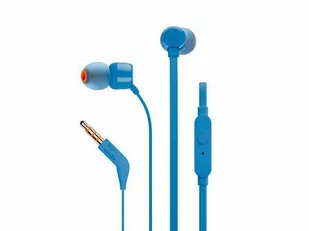 JBL T110 niebieskie - Słuchawki - miniaturka - grafika 1