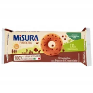 Ciastka - Oponki Ciambella pełne ziarno z czekoladą Cioccolato 6szt 230g - Misura - miniaturka - grafika 1