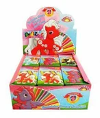 Gumy do żucia, lizaki, dropsy - PONY BUBBLE GUM STICKS 28G GUMA OWOCOWA - miniaturka - grafika 1
