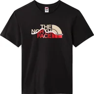 Koszulki męskie - The North Face Koszulka Męska The North Face S/S MOUNTAIN LINE T-Shirt S - miniaturka - grafika 1
