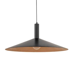 Zawieszana lampa Capri 41009 Sigma do salonu disc czarna miedziana - Lampy sufitowe - miniaturka - grafika 1