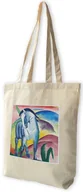 Torby i wózki na zakupy - Torba z naszywką Niebieski koń I Franz Marc - miniaturka - grafika 1