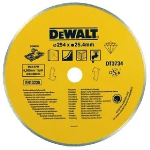 DeWalt Tarcze do cięcia na mokro płytek ceramicznych, porcelany i kamienia DT373 (DT3734) - Tarcze do pił - miniaturka - grafika 3