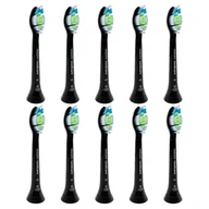 Końcówki do szczoteczek elektrycznych - 10x Końcówka Philips Diamond Clean Black HX6061/13 z HX6068/13 - miniaturka - grafika 1