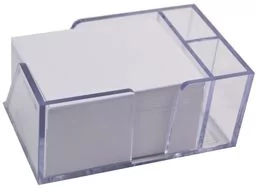 Kostka papierowa w kubiku 74 x 95 mm x 5 cm 2952-KUBIK 2952-KUBIK-B, Wkład: Kartki białe - Notesy i bloczki - miniaturka - grafika 1
