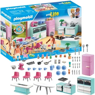 Playmobil My Life 71608 Kuchnia Z Jadalnią - Klocki - miniaturka - grafika 1