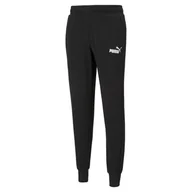 Spodnie męskie - Męskie Spodnie PUMA ESS LOGO PANTS TR CL 58671601 – Czarny - miniaturka - grafika 1