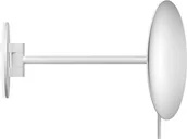 Lusterka do makijażu - Lusterko kosmetyczne powiększające x5 Decor Walther biały mat ścienne obrotowe - miniaturka - grafika 1