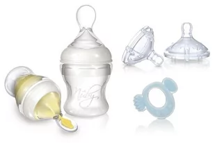 Nuby Zestaw do karmienia Infafeeder + smoczki na butelkę + gryzak NBNT67275F-P2 - Gryzaki dla dzieci - miniaturka - grafika 1