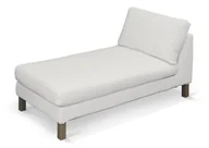 Pokrowce na meble - Dekoria pl pl Pokrowiec na szezlong Karlstad wolnostojący krótki kremowa biel 80 x 160 x 80 cm Etna 732-705-01 - miniaturka - grafika 1