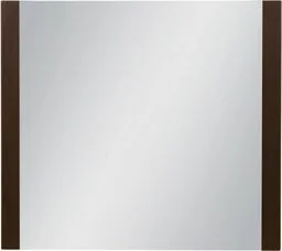 Lustro łazienkowe wenge mat 90x80cm FOKUS - Lustra - miniaturka - grafika 1