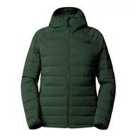 Kurtki i kamizelki sportowe męskie - Kurtka The North Face Belleview Stretch Hooded Down Jacket 0A7UJEI0P1 - zielona - miniaturka - grafika 1