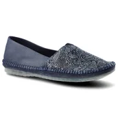 Baleriny - Maciejka, Baleriny, 01930-68/00-0 Granat+Wzory, rozmiar 37 - miniaturka - grafika 1