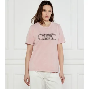Michael Kors T-shirt EMPIRE Regular Fit - Koszulki i topy damskie - miniaturka - grafika 1