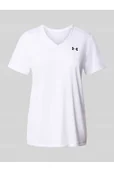 Koszulki i topy damskie - T-shirt z nadrukiem z logo - Under Armour - miniaturka - grafika 1