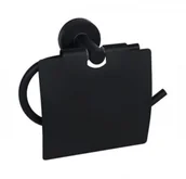 Stojaki i wieszaki na papier toaletowy - Bisk For You uchwyt na papier toaletowy czarny 08256 - miniaturka - grafika 1