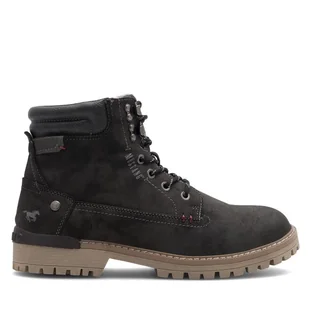 Trzewiki Mustang 4142-602-20 Szary - Botki męskie - miniaturka - grafika 1