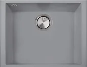 Zlewozmywaki - Zlew PLADOS ONE 5610-U TITANIUM METAL (szary metalik 42) (ON5610ST42) - miniaturka - grafika 1