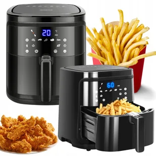 XXL Frytkownica Frytownica Beztłuszczowa 7L 1900W do Frytek Kurczaka Ryb - Frytownice gastronomiczne - miniaturka - grafika 1