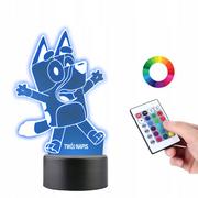 Lampy pozostałe - Lampka na Biurko Statuetka Pies Bluey PLEXIDO - miniaturka - grafika 1