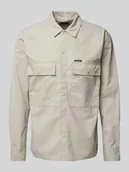 Koszule męskie - Koszula casualowa o kroju regular fit z detalem z logo - miniaturka - grafika 1