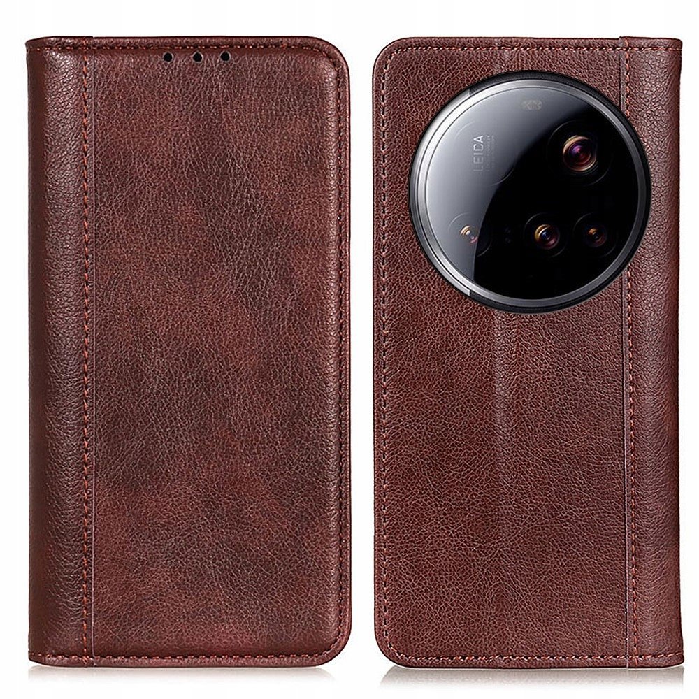 Skórzane Etui do Xiaomi 15 Ultra, Portfel, Pokrowiec, Obudowa, Futerał