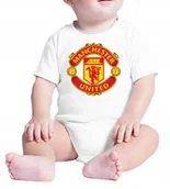 Body dla niemowląt - 0164 BODY DZIECIĘCE MANCHESTER UNITED PREZENT 74 - miniaturka - grafika 1