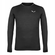 Koszulki męskie - SALEWA LONGSLEEVE PUEZ MELANGE DRY 00-0000027453_0911 r M - miniaturka - grafika 1