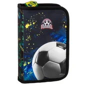 Szkolne artykuły papiernicze - Piórnik z wyposaż. jednokomorowy piłka 20 Derform - miniaturka - grafika 1