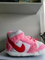 Kapcie damskie - Pluszowe Kapcie nike jordan dunk strangelove prezent streetwear 36-45 - miniaturka - grafika 1