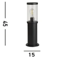 Lampy ogrodowe - Searchlight Słupek oświetleniowy Bakerloo - miniaturka - grafika 1