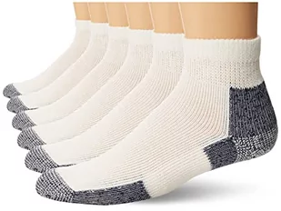 thorlo s skarpety do biegania dla dorosłych, unisex, kolor biało-granatowy, duże (opakowanie 6 sztuk) - Skarpetki damskie - miniaturka - grafika 1