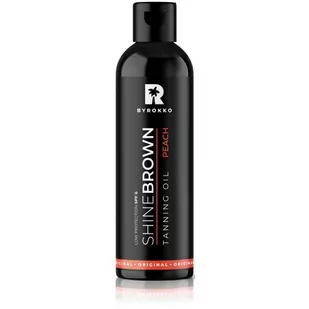 Byrokko Shine Brown Peach Tanning Oil SPF6 preparat do opalania ciała 150 ml dla kobiet - Balsamy i kremy do opalania - miniaturka - grafika 1