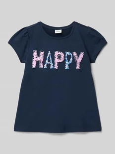 T-shirt o kroju regular fit z czystej bawełny - Koszulki dla dziewczynek - miniaturka - grafika 1