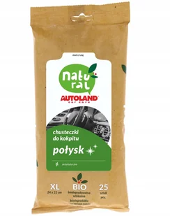 Autoland chusteczki do kokpitu natural Połysk - Kosmetyki samochodowe - miniaturka - grafika 1