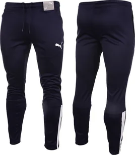 Puma Spodnie męskie Puma teamLIGA Training Pants granatowe 657242 06 2XL - Spodnie sportowe męskie - miniaturka - grafika 1