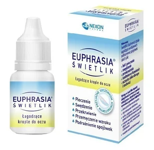 Euphrasia Nexon Pharma świetlik, łagodzące krople do oczu, 10 ml, Nexon Pharma 9087053 - Krople do oczu - miniaturka - grafika 1