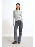 Swetry damskie - AUTHENTIC CASHMERE Kaszmirowy sweter "Ivy" w kolorze szarym - miniaturka - grafika 1