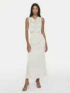 Sukienki - Vila Sukienka koktajlowa Ravenna 14094685 Beżowy Regular Fit - miniaturka - grafika 1