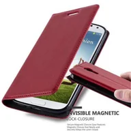 Etui i futerały do telefonów - Etui ochronne Cadorabo do Samsung Galaxy S4 w kolorze czerwonym etui na telefon komórkowy z magnetycznym zamknięciem - miniaturka - grafika 1