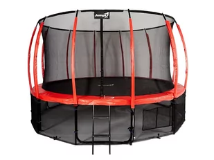 Jumpi Trampolina Ogrodowa 487cm/16ft czerwona Maxy Comfort Plus Z Wewnętrzną siatką grod-9376-0 - Trampoliny - miniaturka - grafika 1