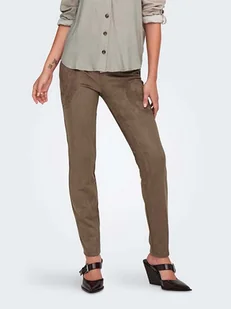 ONLY Legginsy w kolorze jasnobrązowym - Legginsy - miniaturka - grafika 1