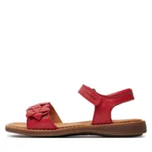 Buty dla dziewczynek - Sandały Froddo Lore Flowers G3150251-10 S Czerwony - miniaturka - grafika 1