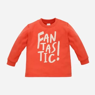 T-shirt z długim rękawem dla dzieci Pinokio Orange Flip T-shirt Longsleeve 110 cm Orange (5901033307300) - Bluzki dla chłopców - miniaturka - grafika 1