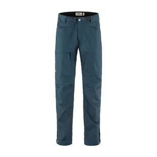 Męskie spodnie trekkingowe Fjallraven Singi X-Trousers Regular mountain blue - 46 - Spodnie sportowe męskie - miniaturka - grafika 1