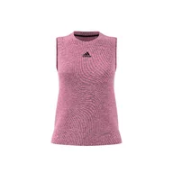 Koszulki sportowe damskie - Damski podkoszulek adidas  Match Tank Pink L - miniaturka - grafika 1