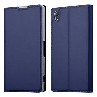 Pokrowiec Ochronny Do Sony Xperia Z2 Etui w CLASSY CIEMNY NIEBIESKI Case Obudowa Ochronny Cover Cadorabo - Etui i futerały do telefonów - miniaturka - grafika 1