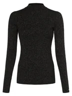Swetry damskie - Tommy Hilfiger Sweter damski Kobiety czarny|srebrny marmurkowy, S - miniaturka - grafika 1