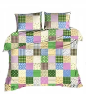 Pościel - pościel z kory 180x200 + 2 poszewki K 120-1 patchwork kolorowy - miniaturka - grafika 1